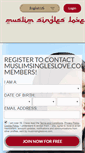 Mobile Screenshot of muslimsingleslove.com